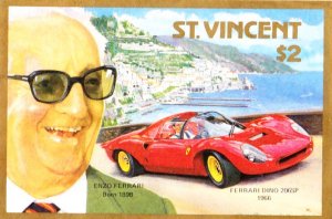 Francobollo St Vincent Dino 206 SP